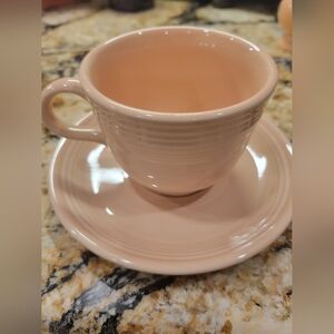 FIESTAWARE APRICOT TeaCup & Saucer - Fiesta